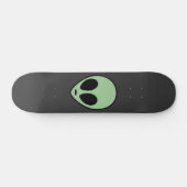 Groene Alien Skateboard (Horizontaal)