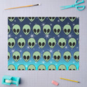 Groene Alien Tissuepapier (Craft)