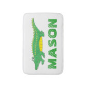 Groene alligator Crocodile Gator Animal Badmat (Voorkant Verticaal)