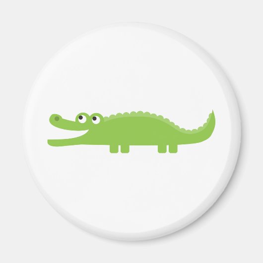 Groene Alligator Magneet (Voorkant)