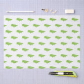 Groene Alligator Preppy Designer Southern Fun Tissuepapier (Craft)