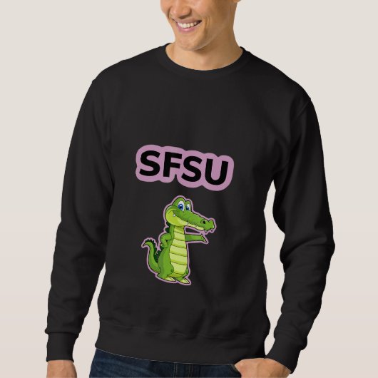 Groene Alligator Trui (Voorkant)