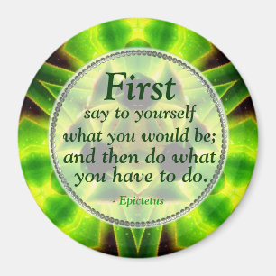 Groene Aloë Identiteit Motivatie Magneet