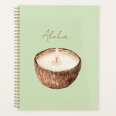 Groene Aloha Kokoskaars Planner (Voorkant)