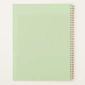 Groene Aloha Kokoskaars Planner (Achterkant)