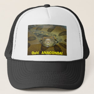 Groene Anaconda.  ANACONDA! Grote slang Trucker Pet