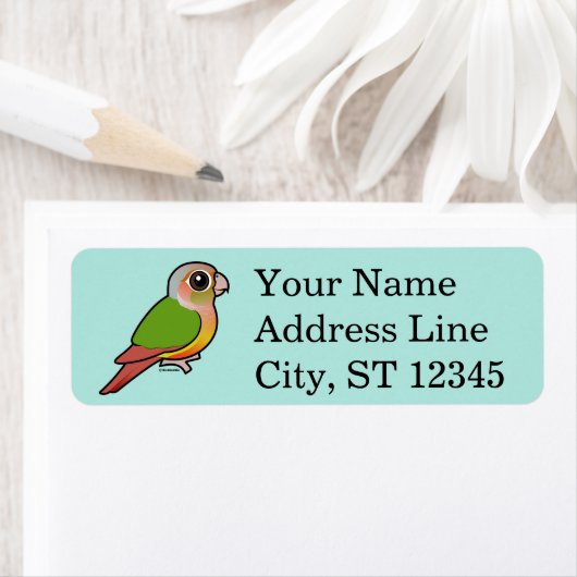 Groene anananasappelwijn met baarmoederhals etiket (Insitu)