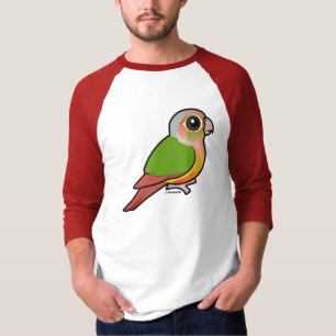 Groene anananasappelwijn met baarmoederhals t-shirt