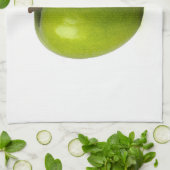 Groene appel ktcna theedoek (Gevouwen)