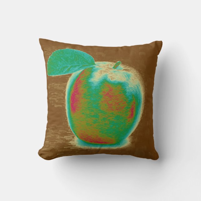 Groene appel kussen (Voorkant)