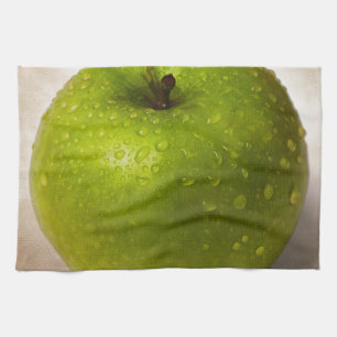 Groene appel theedoek