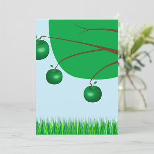 Groene appelboom kaart