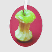 Groene appelkern ornament (voorkant)