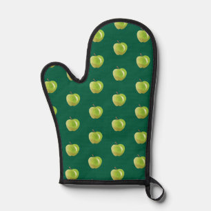 Groene appelovenhandschoen ovenwant