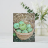 Groene appels briefkaart (Staand voorkant)
