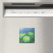 Groene appels in oliepastels magneet (Insitu (Vaatwasser))