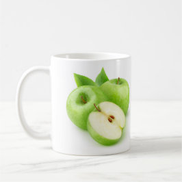 Groene appels koffiemok