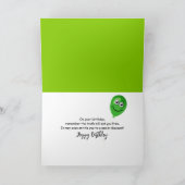 Groene appels met Eyeballen Kaart (Binnen)