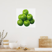 Groene appels poster (Keuken)