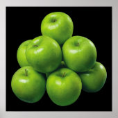 Groene appels poster (Voorkant)