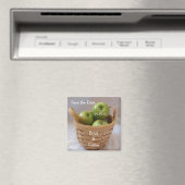 Groene appels sparen de Datum Magneet (Insitu (Vaatwasser))