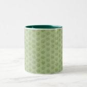 Groene appels tweekleurige koffiemok (Center)