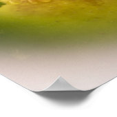 Groene appels, vers, met een dunne rand poster (Hoek)