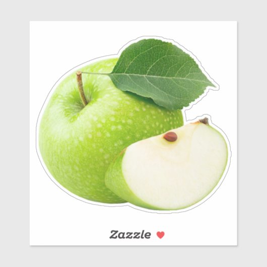 Groene Apple Sticker 🍏 (Vel)
