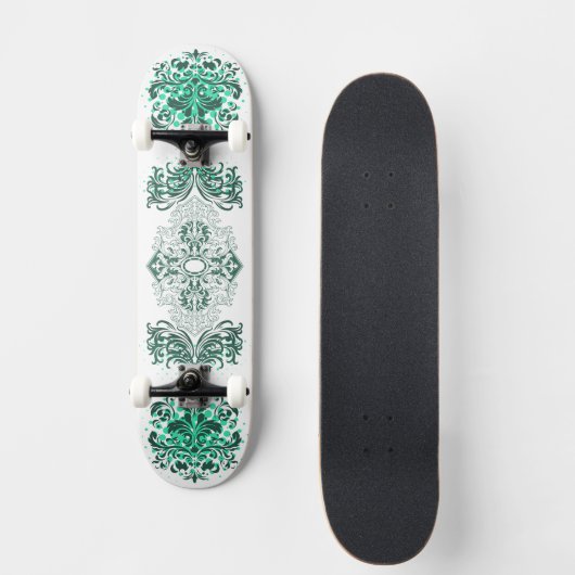 groene Arabesk Skateboard (Voorkant)