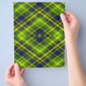 Groene Argyle Bulk Scrapbook Papier Pagina's Flyer (Hand)