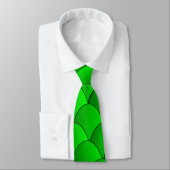 Groene Art Deco Design Stropdas (Gebonden)