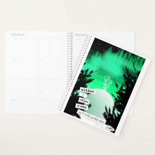 Groene Aurora Igloo Day Planner (Display)