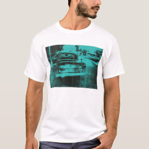 Groene auto t-shirt
