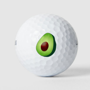 Groene avocado logo Wilson golfbal set Golfballen