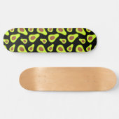Groene Avocados Vegetable Lover Veggie Healthy Foo Skateboard (Horizontaal)