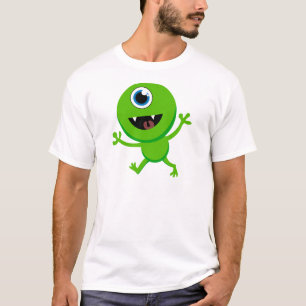Groene Baby cyclops T-shirt