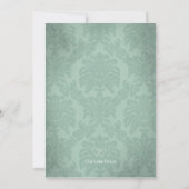  groene baby foto aankondiging (Achterkant)