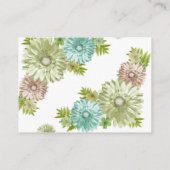 Groene Baby in Bloom Brunch Douche Luier Raffle Informatiekaartje (Achterkant)