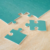 Groene Baby krokodil in water met blauw en Sinaasa Legpuzzel (Zijkant)