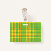 Groene badge voor vrijwilligers (Achterkant met clip)