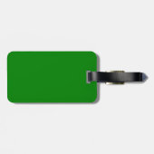 Groene bagagelabel (Achterkant horizontaal)