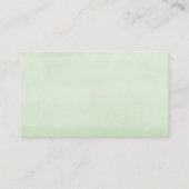 Groene ballon eucalyptus baby shower luierloterij informatiekaartje (Achterkant)