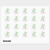 Groene ballonhond geeft de voorkeur aan Sticker (Vel)