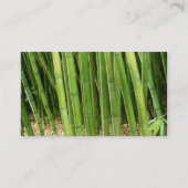 Groene Bamboe Aziatisch Visitekaartje (Achterkant)
