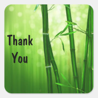 Groene Bamboe en Bokeh Lights Dank u