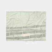 Groene bamboe fleece deken (Voorkant (Horizontaal))