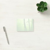 Groene bamboe met Bleke lampjes achterin Post-it® Notes (Kantoor)