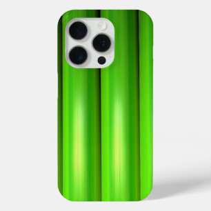 Groene bamboe set iPhone 15 pro case