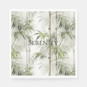 Groene Bambooserene Servet (Voorkant)