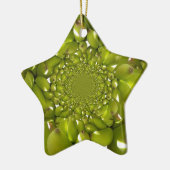 Groene Banaan Kaleidoscoop Art Print/Graphic Keramisch Ornament (Links)